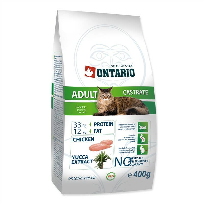 Obrázok ONTARIO ADULT CASTRATE 0,4 KG (213-0054)