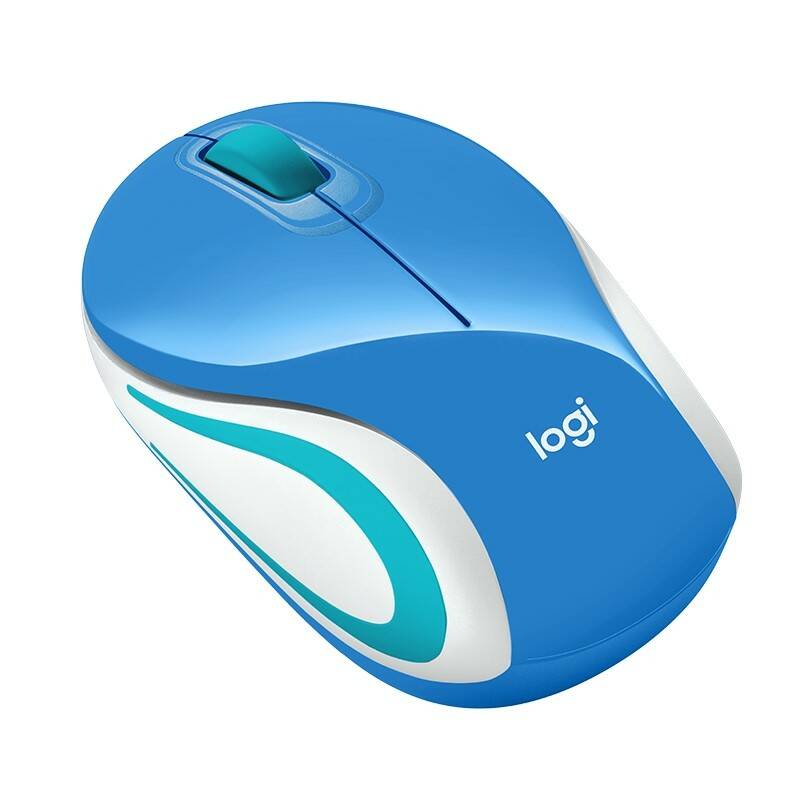 Myš Logitech Wireless Mini Mouse M187 (910-002733) modrá