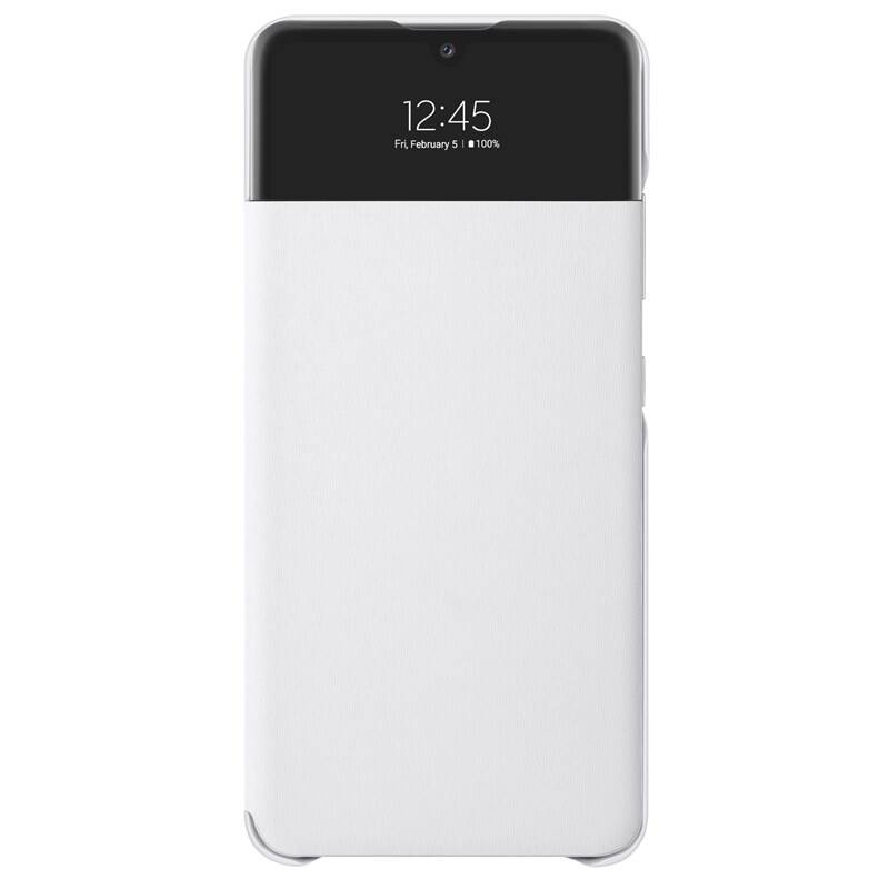 Puzdro na mobil flipové Samsung S View Wallet Cover na Galaxy A32 LTE (EF-EA325PWEGEE) biele