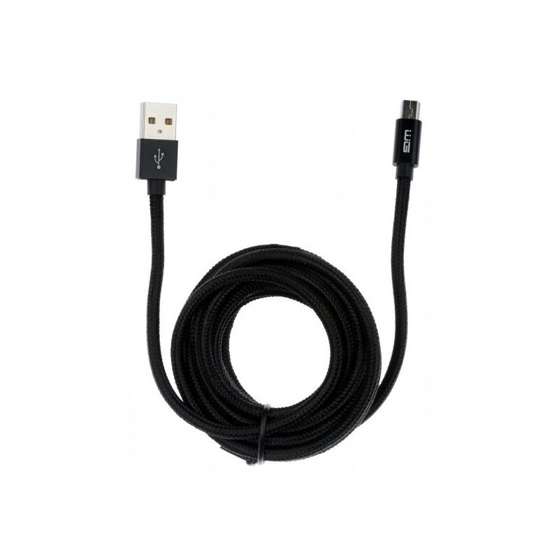 Kábel WG USB/Micro USB, 3m (7299) čierny