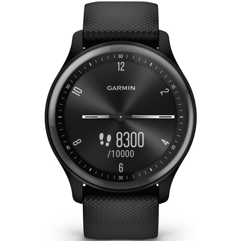 Obrázok Garmin vívomove Sport - Slate/Black Silicone Band (010-02566-00)