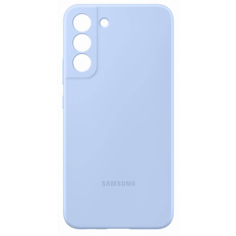 Kryt na mobil Samsung Silicone Cover na Galaxy S22+ (EF-PS906TLEGWW) modrý