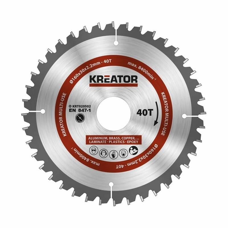 Obrázok Pílový kotúč Kreator KRT020502 univerzálny 160mm, 40T