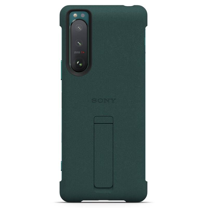 Kryt na mobil Sony Xperia 5 III Stand Cover (XQZCBBQG.ROW) zelený