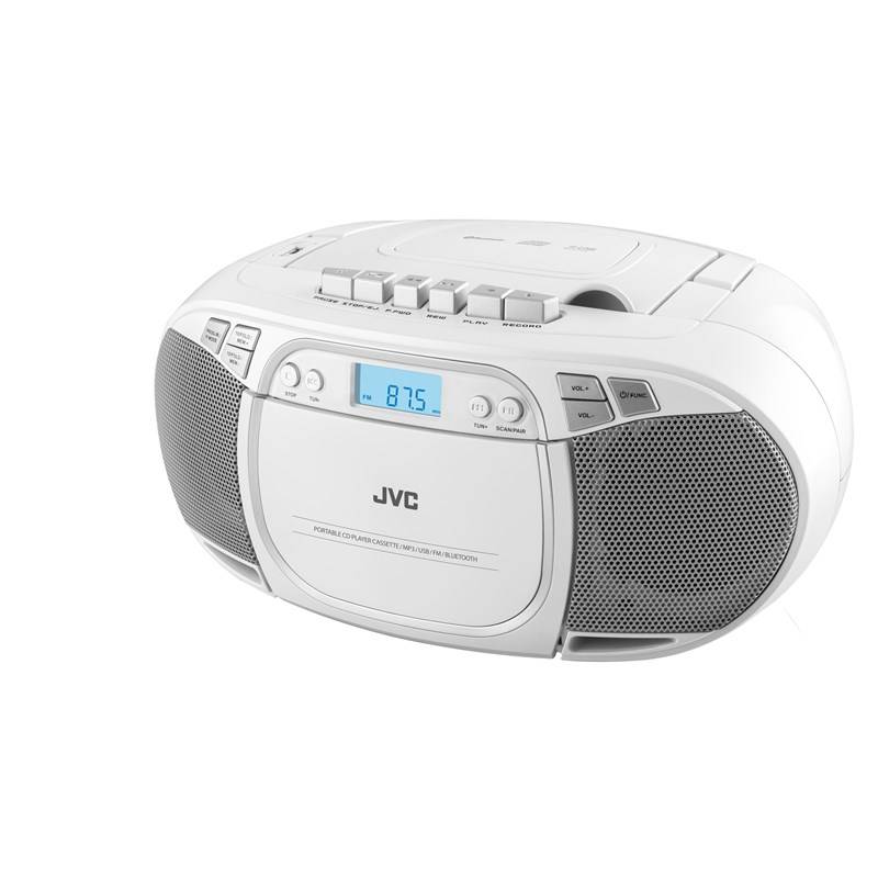 Rádiomagnetofón s CD JVC RC-E451W biely + Doprava zadarmo