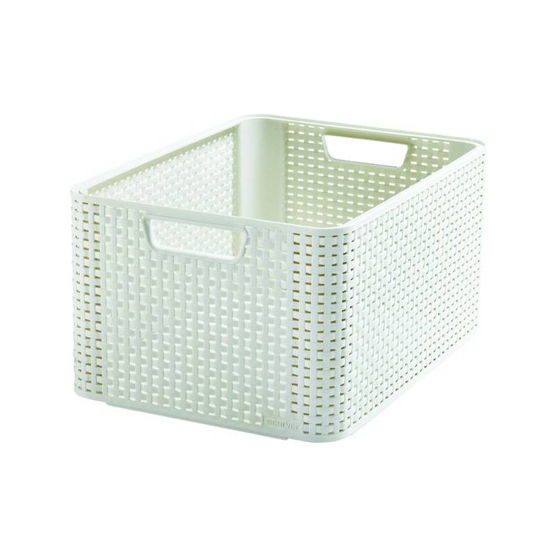 Obrázok CURVER - Úložný box Rattan Style2 - M - krémová