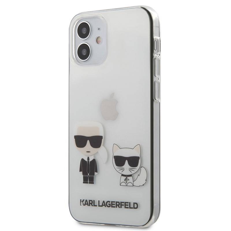 Obrázok Karl Lagerfeld PC/TPU Karl&Choupette pro Apple iPhone 12 Mini Transparent (3700740483077)