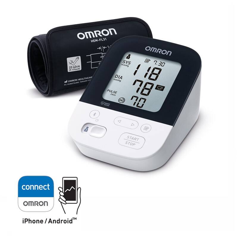 Obrázok M4 Intelli IT AFIB digitální tlakoměr s bluetooth smart připojením na omron connect (2186)