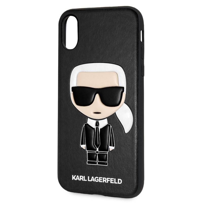 Obrázok KLHCPXIKPUBK Karl Lagerfeld Ikonik TPU Case Black pro iPhone X / XS