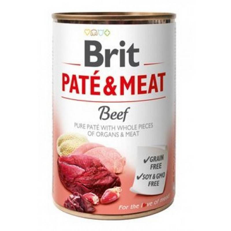 Obrázok Brit Dog konz Paté & Meat Beef 800g