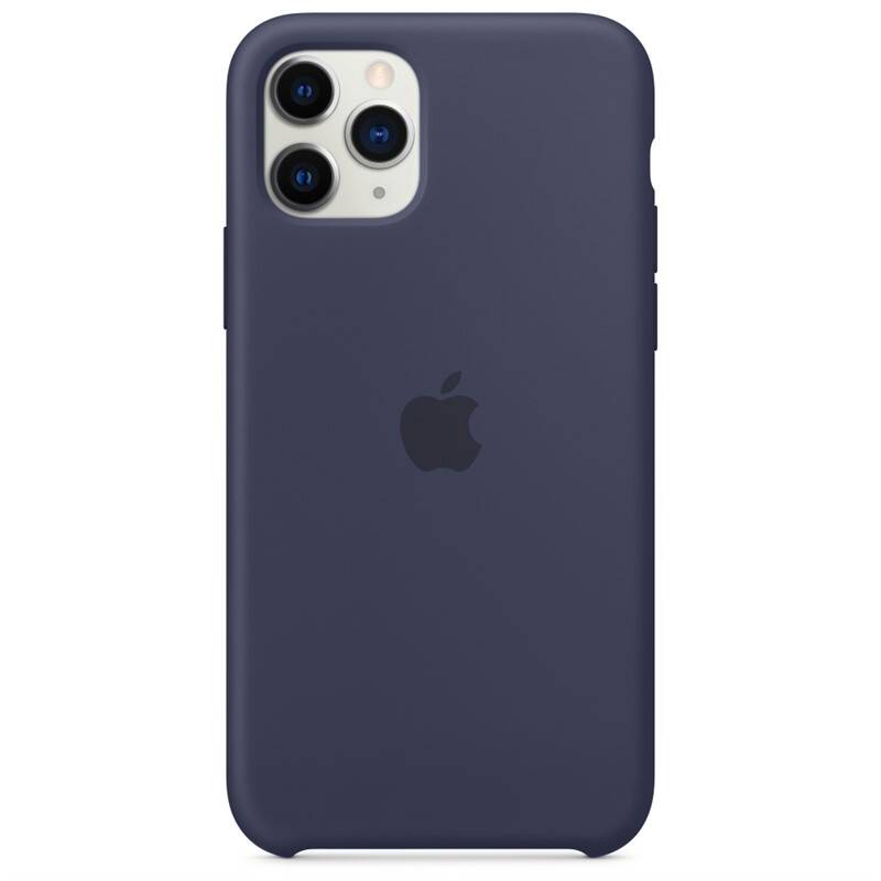 Kryt na mobil Apple Silicone Case pre iPhone 11 Pro - polnočno modrý (MWYJ2ZM/A)
