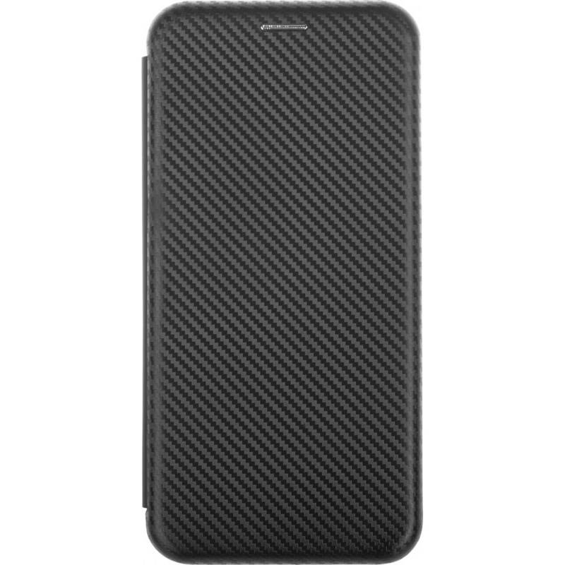 Puzdro na mobil flipové WG Evolution Karbon na OnePlus Nord (9793) čierne