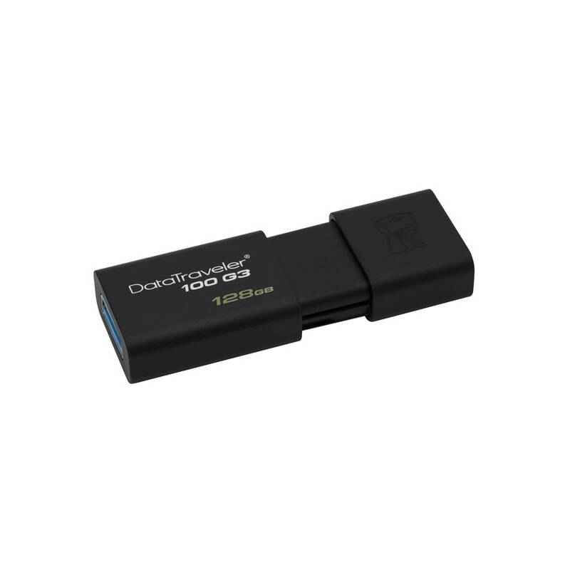 USB flash disk Kingston DataTraveler 100 G3 128GB (DT100G3/128GB) čierny + Doprava zadarmo