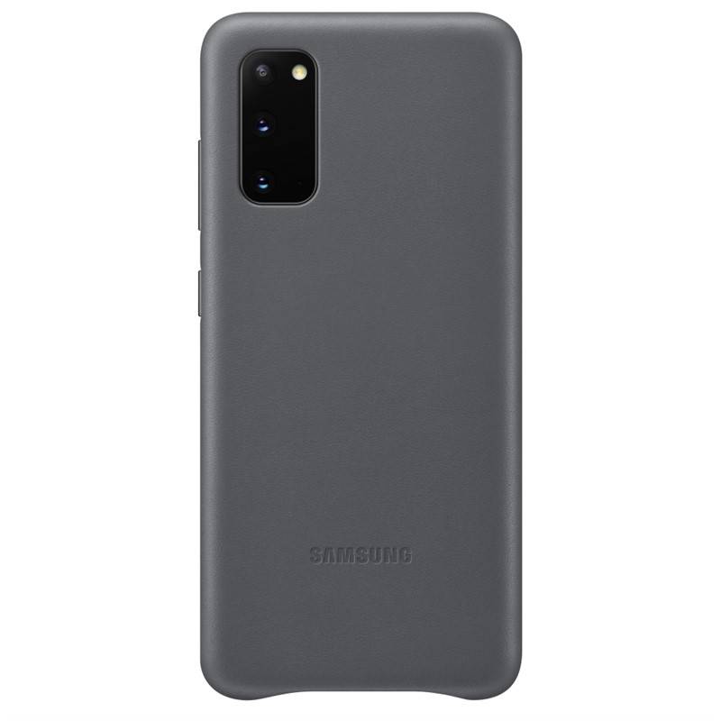 Obrázok Samsung Leather Cover pro Galaxy S20 (EF-VG980LJEGEU) sivý