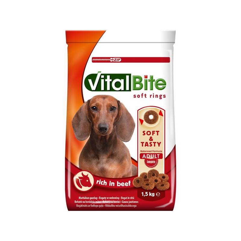 Obrázok Vitalbite poloměkké hovězí 1,5 kg