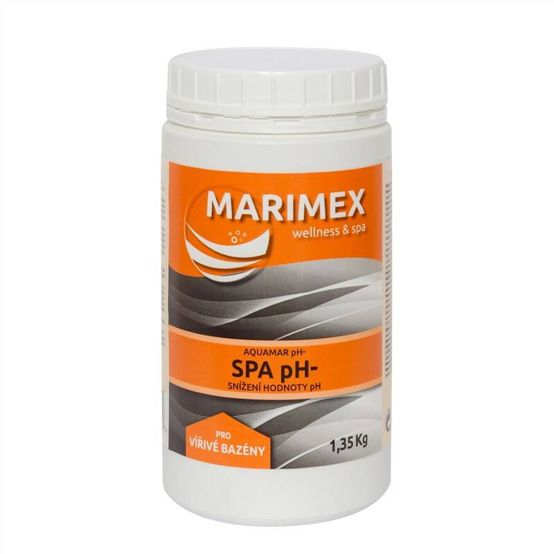 Bazénová chémia Marimex Spa pH- 1,35 kg biela