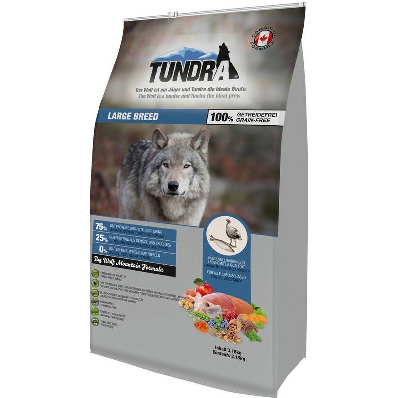 Obrázok Tundra Dog Large Breed Big Wolf Mountain Formula 3,18 kg