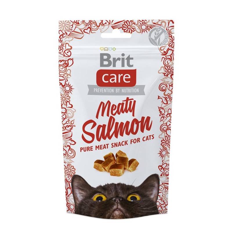 Obrázok Brit Care Cat Snack Meaty Salmon 50g