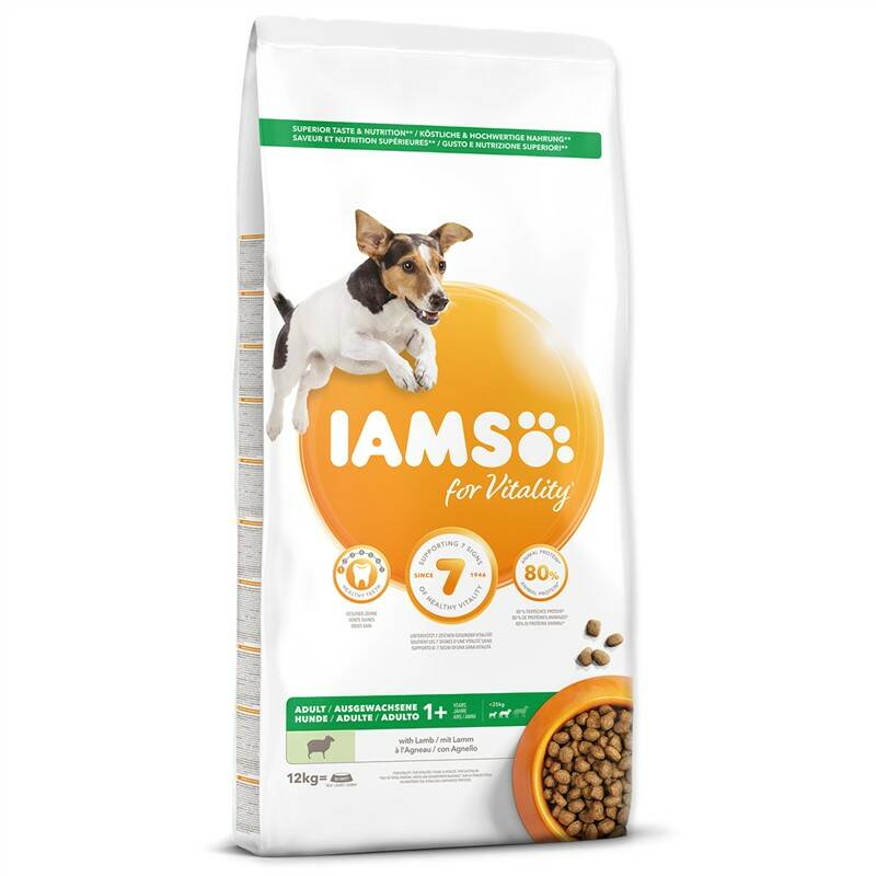 Obrázok Iams Dog Adult Small&Medium Lamb 12kg