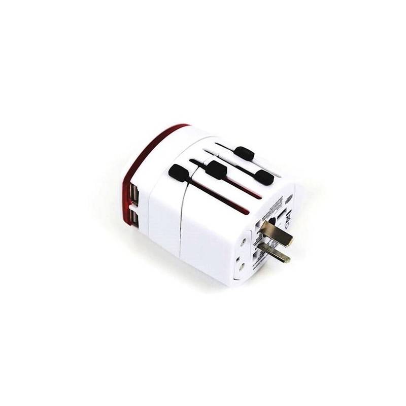 Obrázok C-Tech Omega 220-250V, US + EU + UK zástrčka, 2x USB (OTRA2)