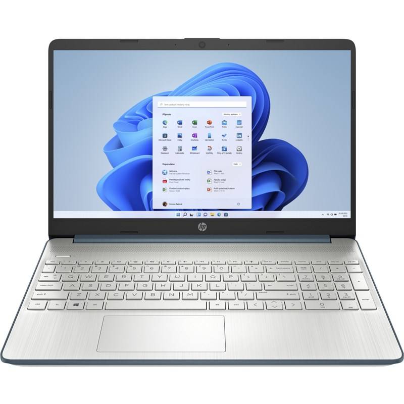 Obrázok HP 15s-fq3010nc + Microsoft 365 pro jednotlivce (72F70EA#BCM) strieborný/modrý