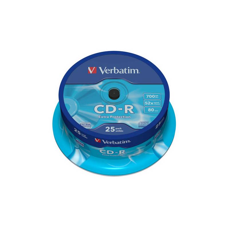 Disk Verbatim Extra Protection CD-R DL 700MB/80min, 52x, 25-cake (43432)