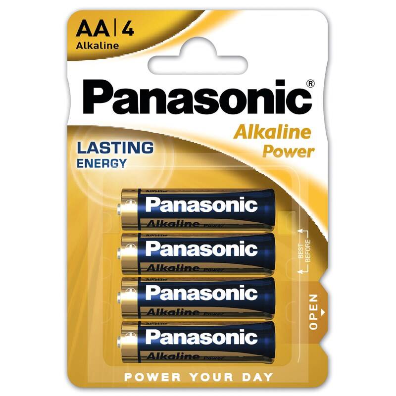 Batéria alkalická Panasonic Alkaline Power AA, LR06, blister 4ks (LR6APB/4BP)