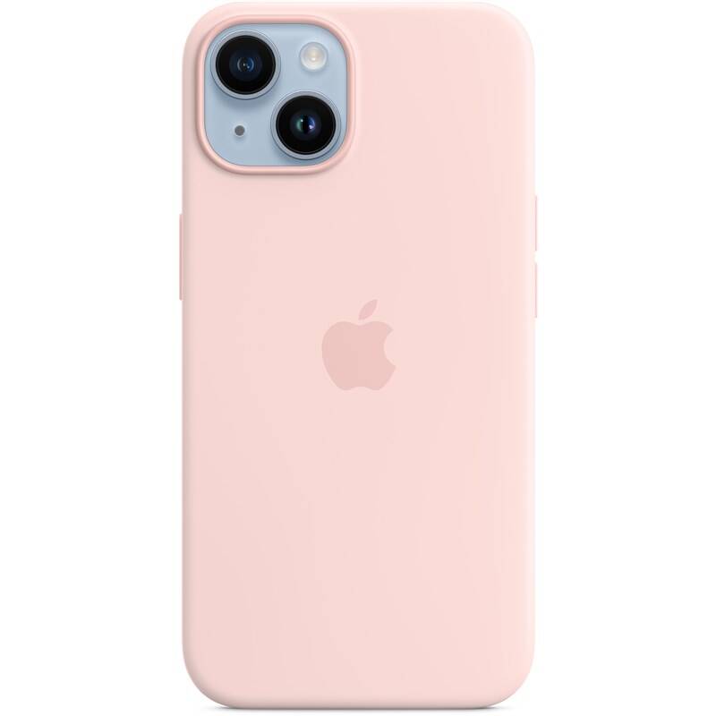 Kryt na mobil Apple Silicone Case s MagSafe pre iPhone 14 - kriedovo ružový (MPRX3ZM/A)