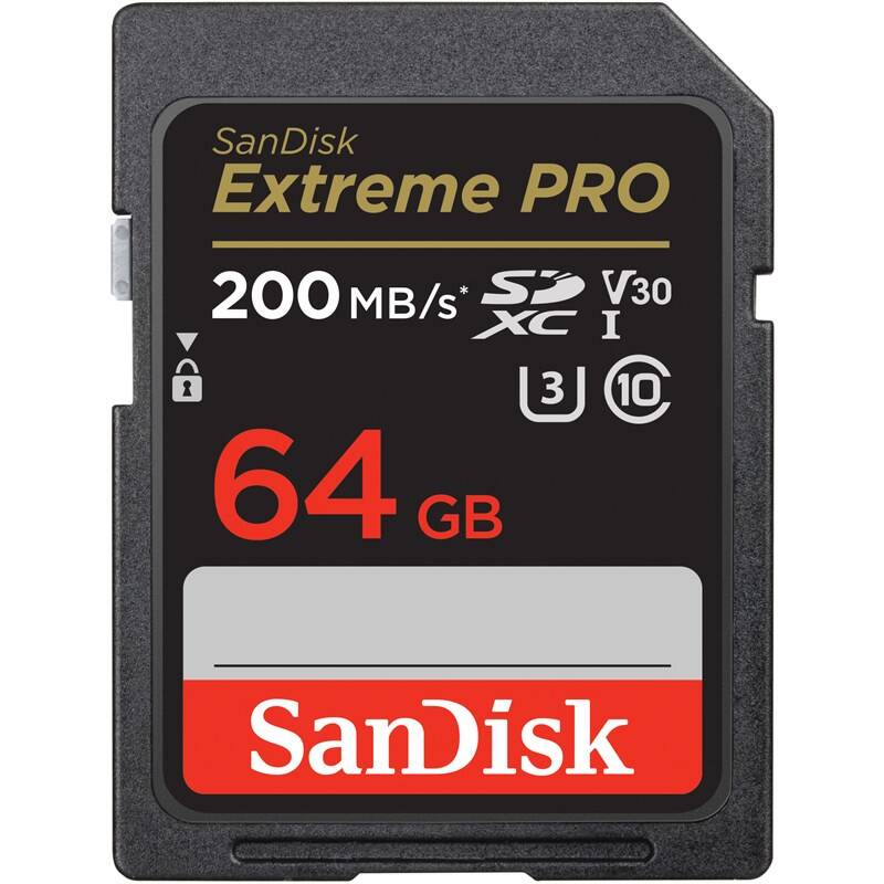 Pamäťová karta SanDisk SDXC Extreme Pro 64GB UHS-I U3 (200R/90W) (SDSDXXU-064G-GN4IN)