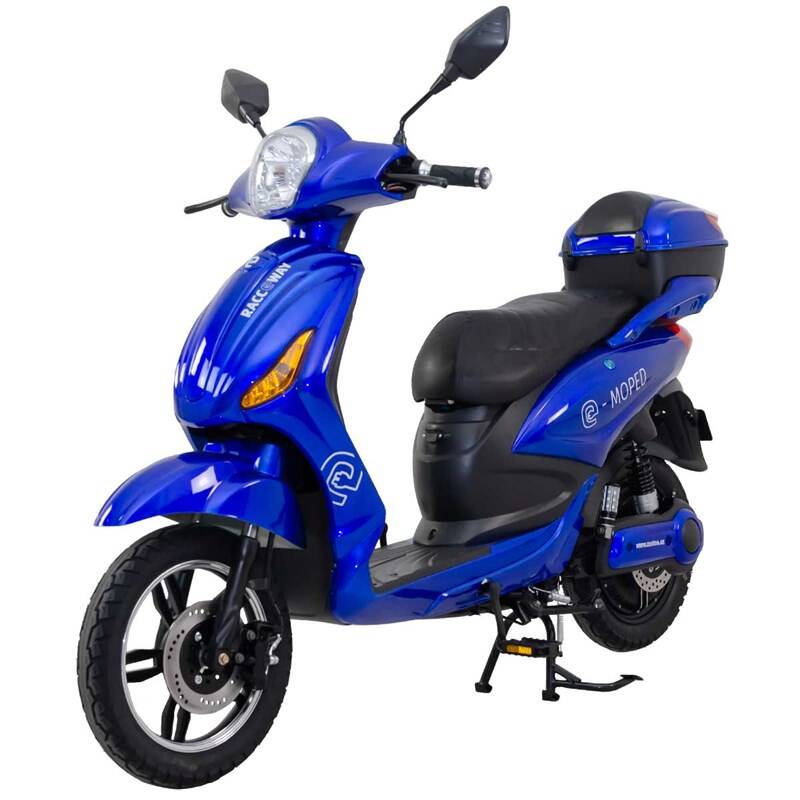 Obrázok Racceway E-Moped 12AH modrý-lesklý