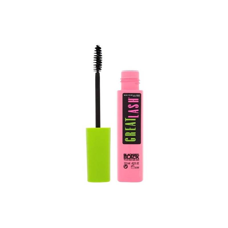 Obrázok MAYBELLINE Mascara Great Lash Blackest Black Riasenka Black 12,5ml