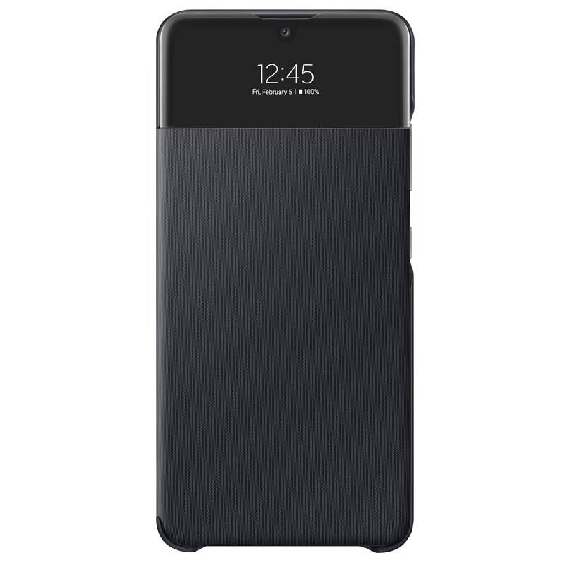 Puzdro na mobil flipové Samsung S View Wallet Cover na Galaxy A32 LTE (EF-EA325PBEGEE) čierne