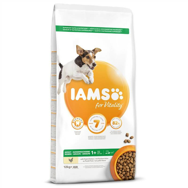 Obrázok Iams Dog Adult Small&Medium Chicken 12kg