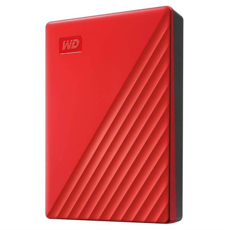 Externý pevný disk Western Digital My Passport Portable 4TB, USB 3.0 (WDBPKJ0040BRD-WESN) červený + Doprava zadarmo