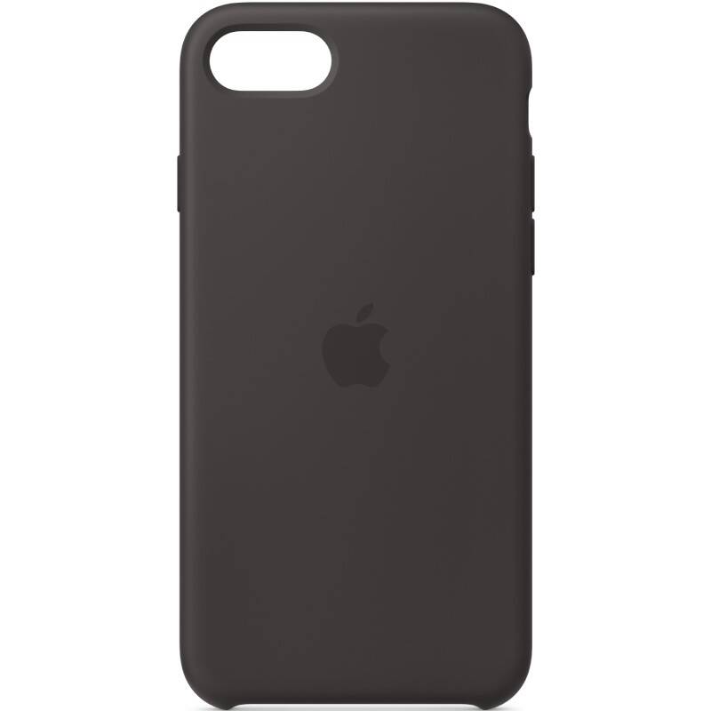 Kryt na mobil Apple Silicone Case pre iPhone SE (2020) - čierny (MXYH2ZM/A)