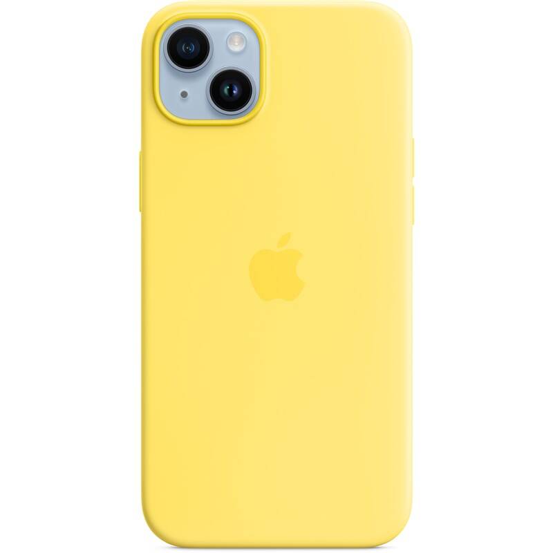 Kryt na mobil Apple Silicone Case s MagSafe pro iPhone 14 Plus - kanárikovo žltý (MQUC3ZM/A)