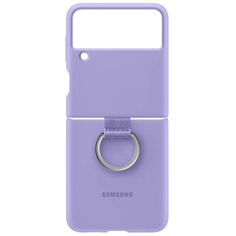 Obrázok Samsung Silicone Cover s držákem Galaxy Z Flip3 (EF-PF711TVEGWW) fialový