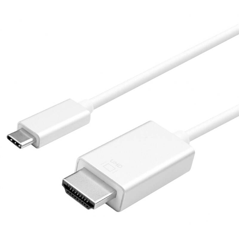 Kábel WG USB-C/HDMI, 1,8m (8105) biely