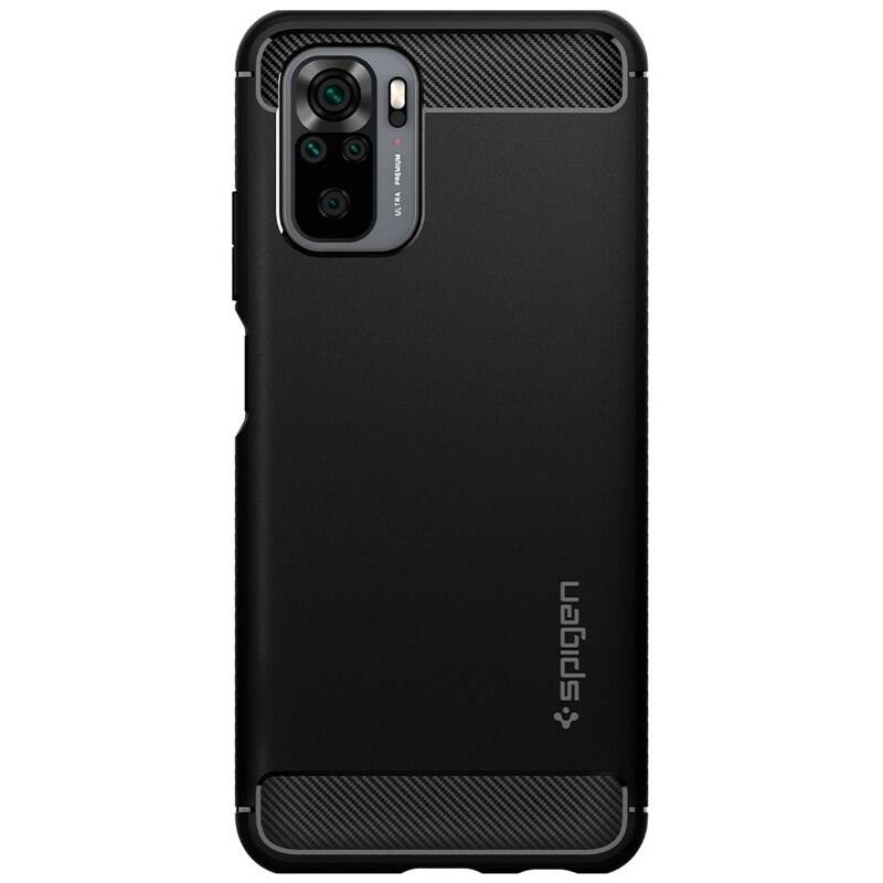 Obrázok Spigen Rugged Armor Black Xiaomi Redmi Note 10 (ACS02063)