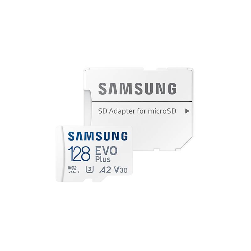 Pamäťová karta Samsung Micro SDXC EVO+ 128GB UHS-I U3 (130R/30W) + SD adaptér (MB-MC128KA/EU)