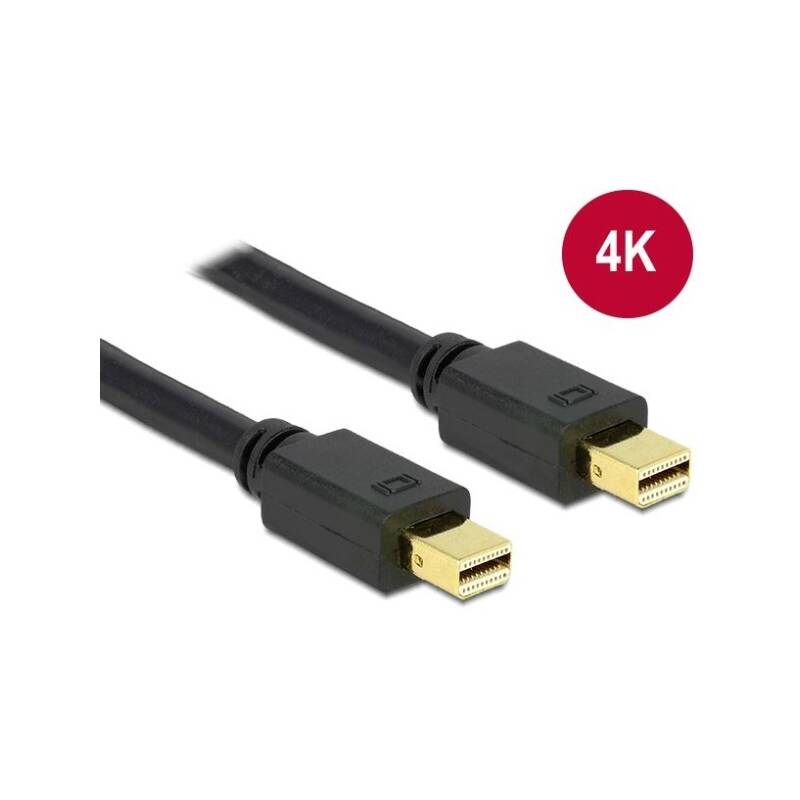 Kábel DeLock Mini DisplayPort, 1m (83473) čierny