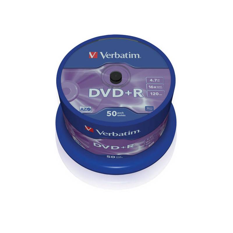 Obrázok VERBATIM DVD+R SPINDLE 50 PACK