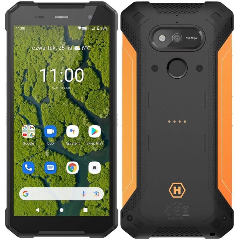 Mobilný telefón myPhone Hammer Explorer Plus (TELMYAHEXPLOPOR) oranžový