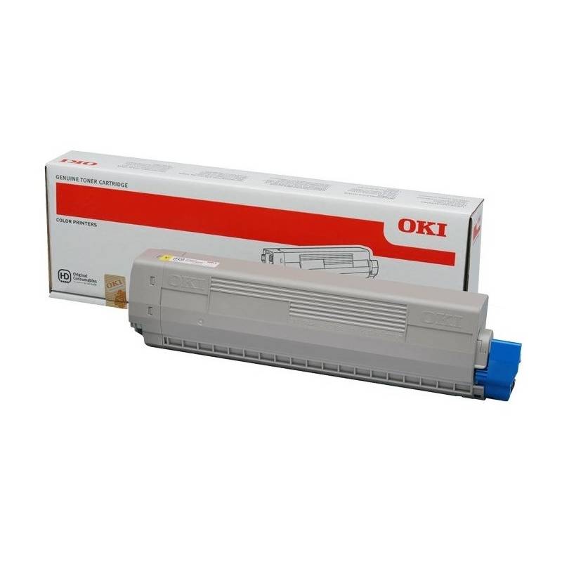 Obrázok Žlutý toner do C831/841 (10 000 stránek) (44844505)