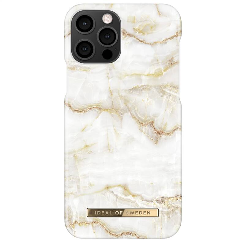 Obrázok iDeal Of Sweden Fashion na Apple iPhone 12/12 Pro - Golden Pearl Marble (IDFCSS20-I2061-194)