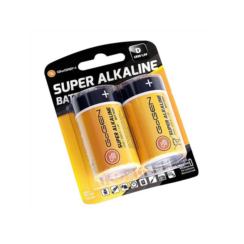 Obrázok Gogen D LR20 Super Alkaline 2 (GOGR20ALKALINE2)