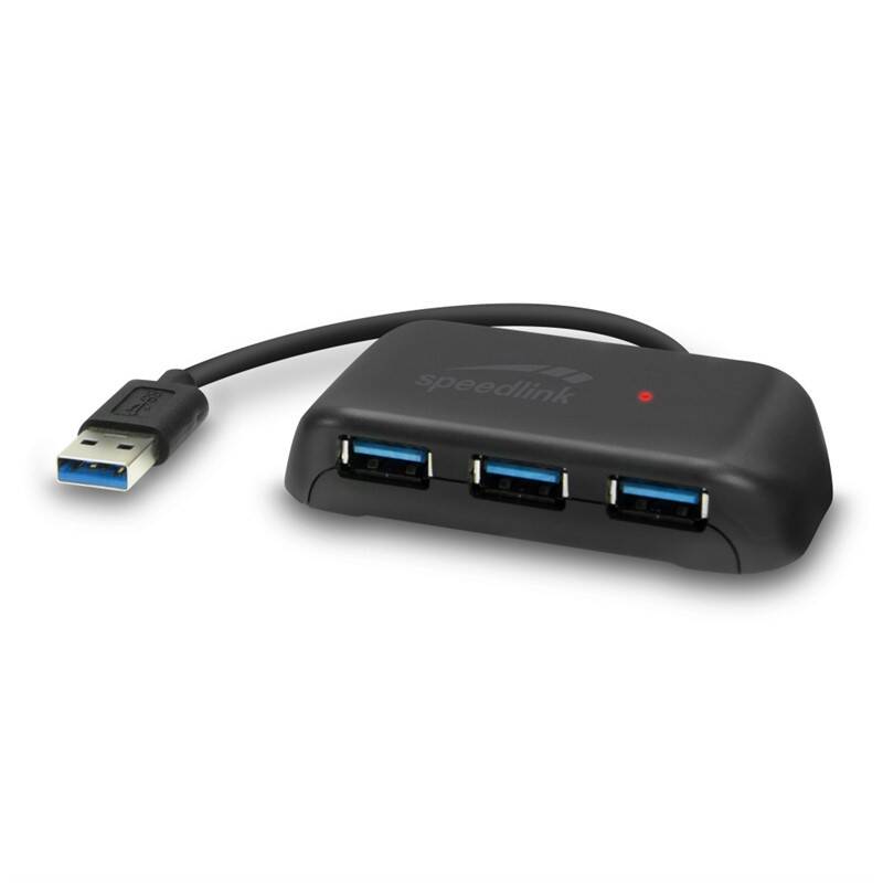 USB Hub Speed Link Snappy Evo USB 3.0 / 4 x USB 3.0 (SL-140107-BK) čierny