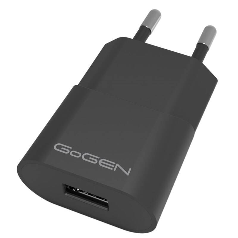 Nabíjačka do siete GoGEN ACH 102,1x USB 1A (ACH102B) čierna