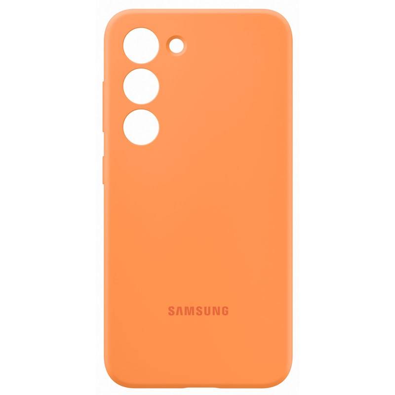 Kryt na mobil Samsung Silicone na Galaxy S23 (EF-PS911TOEGWW) oranžový