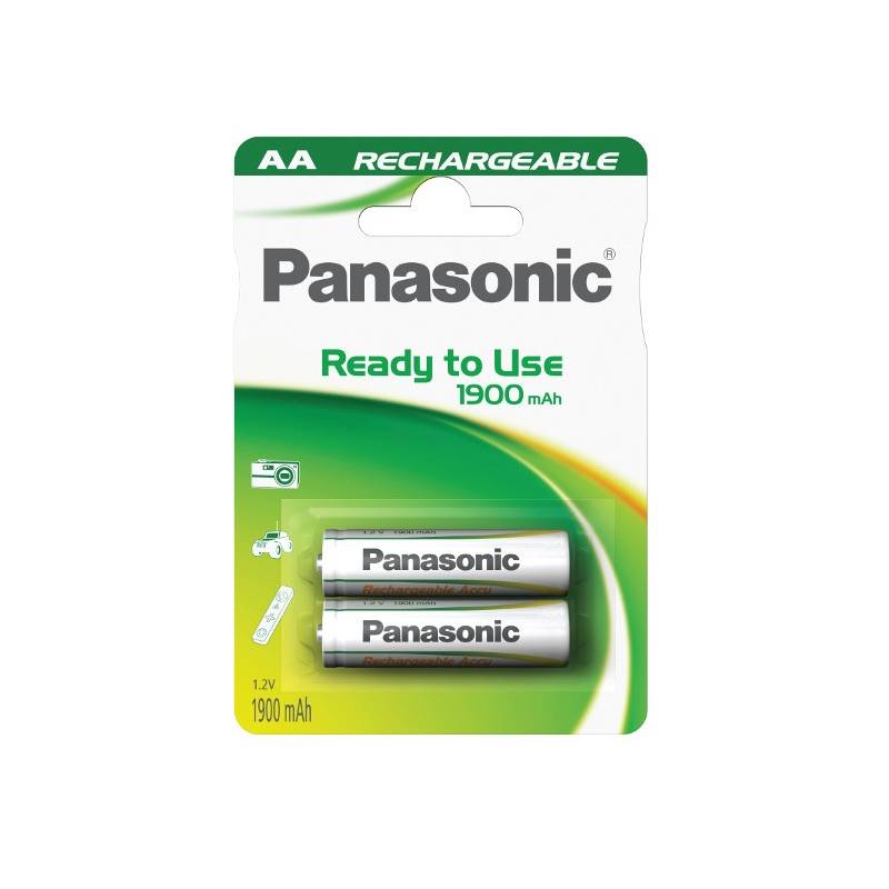 Batéria nabíjacia Panasonic Evolta AA, HR6, 1900mAh, Ni-MH, blister 2ks (HHR-3MVE/2BP)